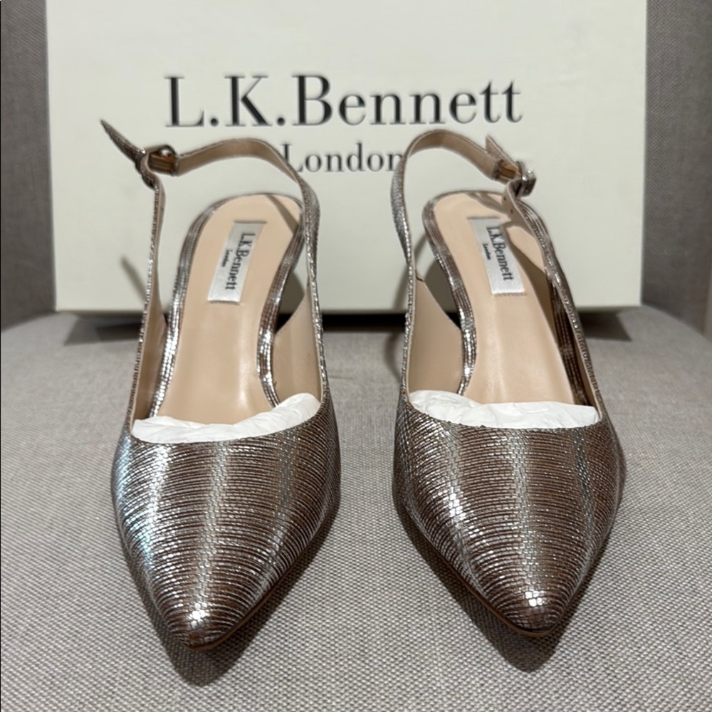 LK Bennett Silver Women's Shoes